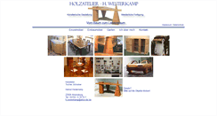 Desktop Screenshot of holzatelier-westerkamp.de